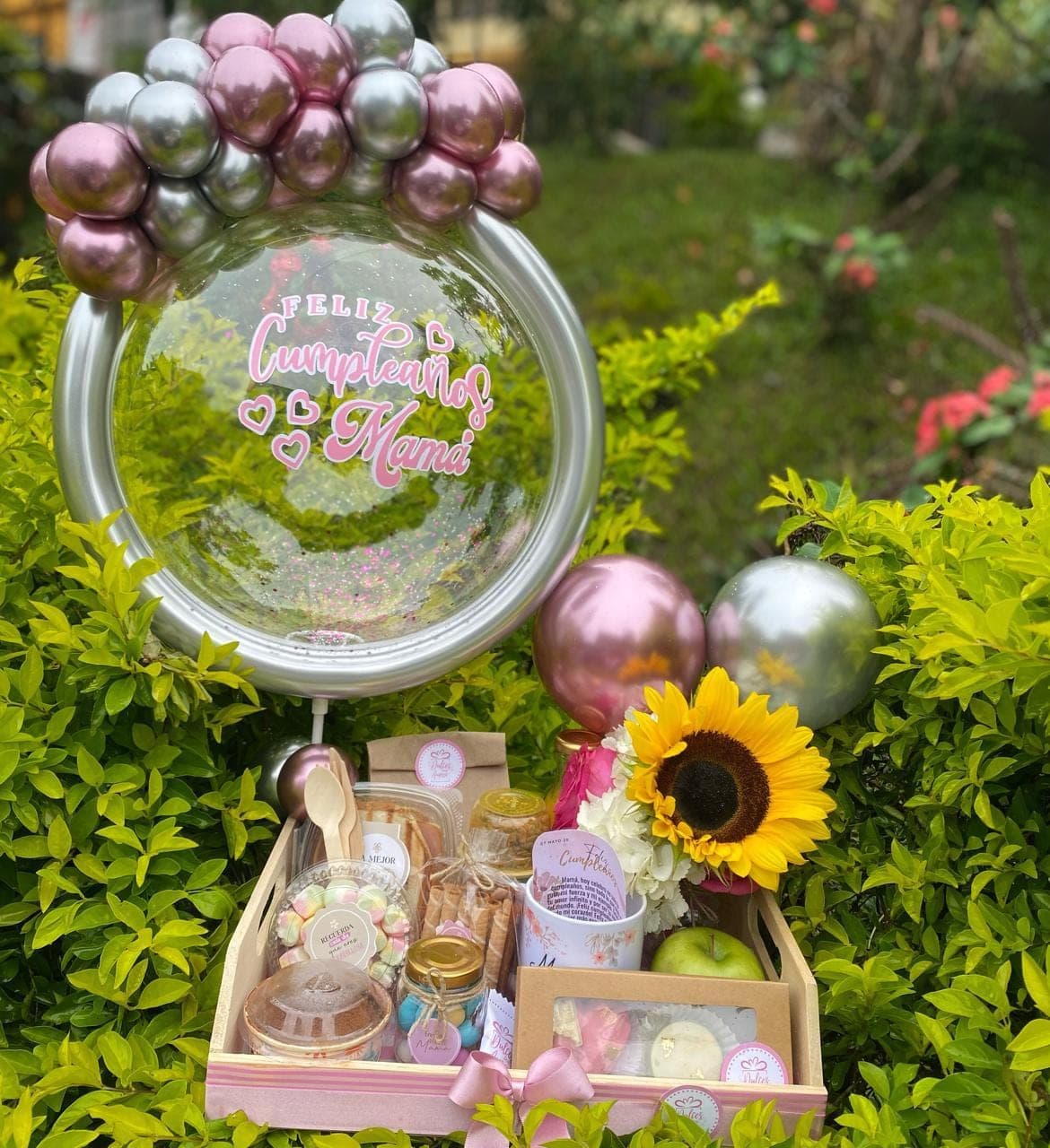 Desayuno Arreglo Floral Completo