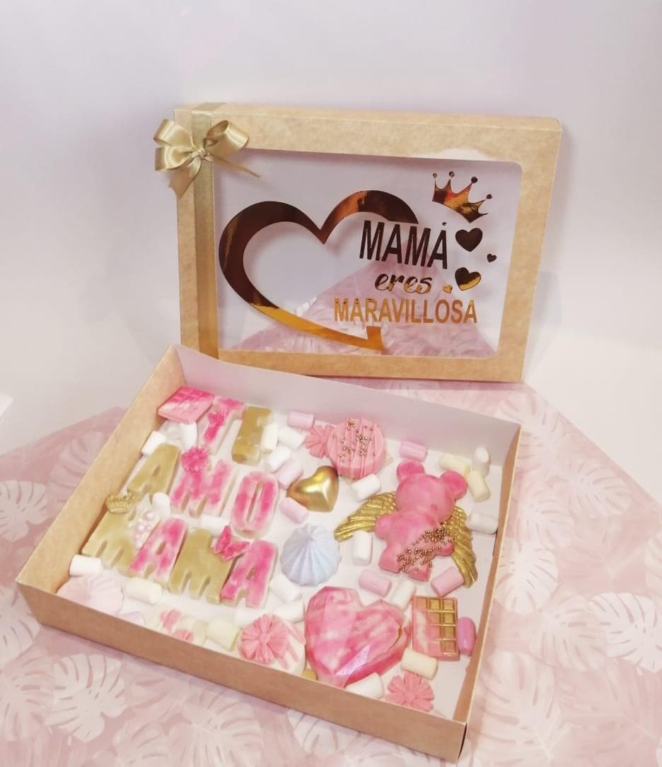 Caja Dulces Corazón Decorada