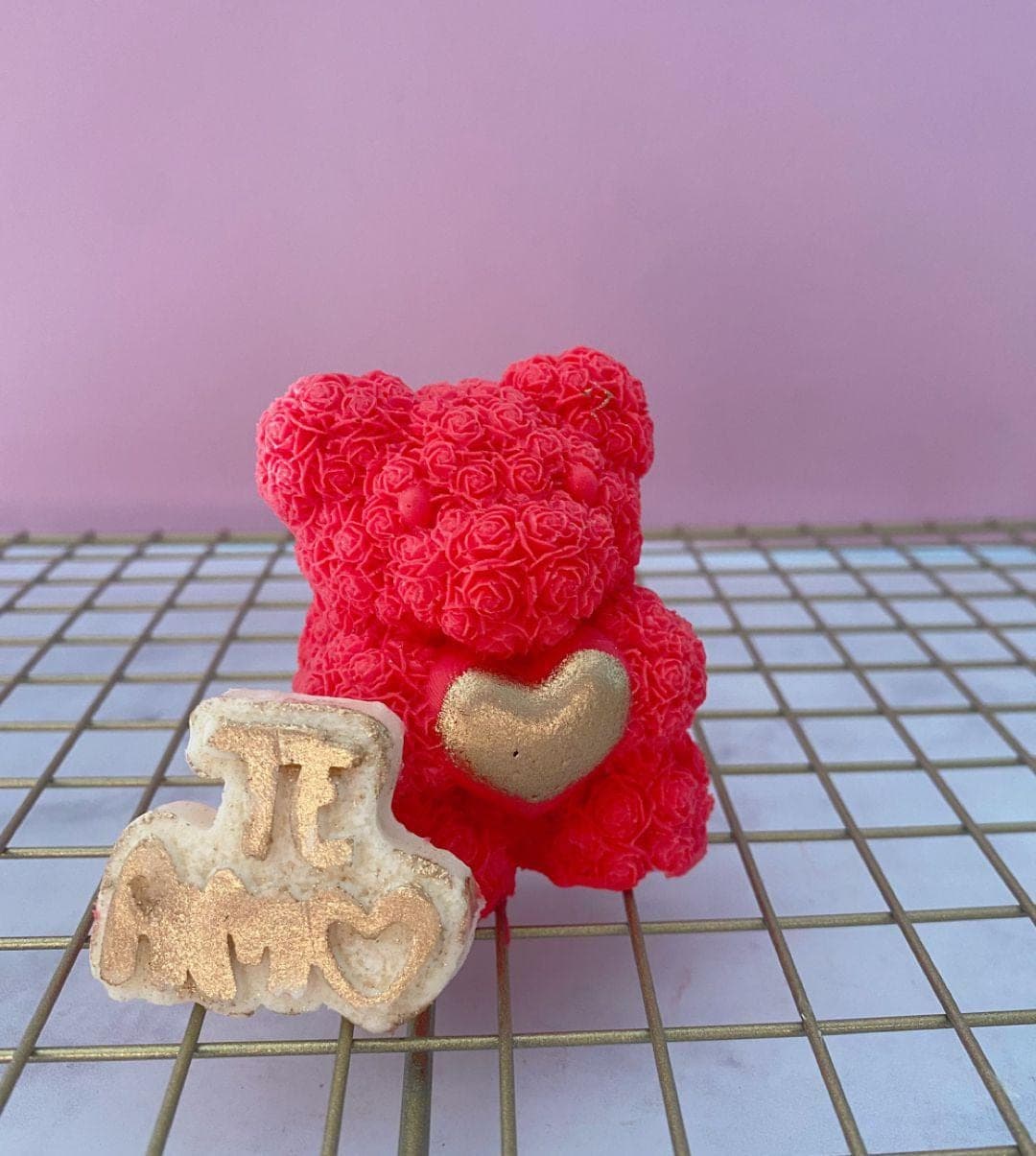 Oso de Rosas en Chocolate