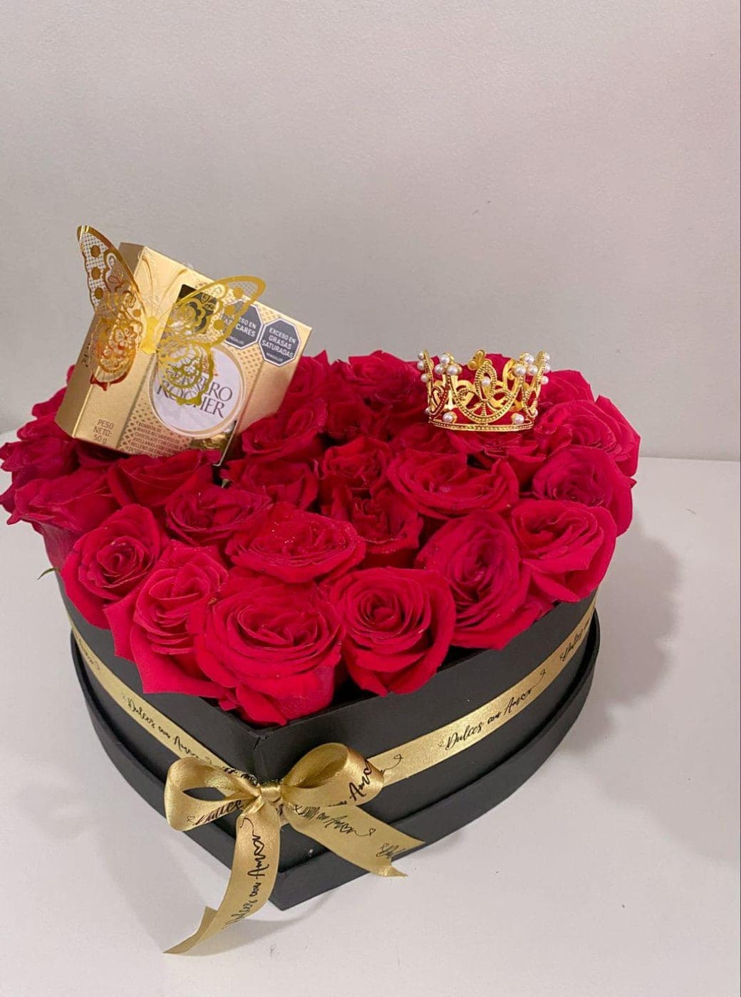 Caja Corazón de Rosas