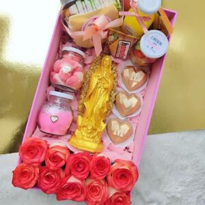 Desayuno Virgen 22cm con Flores
