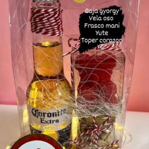 Caja Acetato con Cerveza y Osito