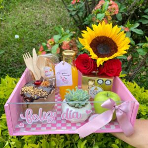 Desayuno Mini Torta con Flores