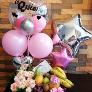 Desayuno Frutas Variadas con Flores