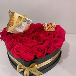 Caja Corazón 25 Rosas